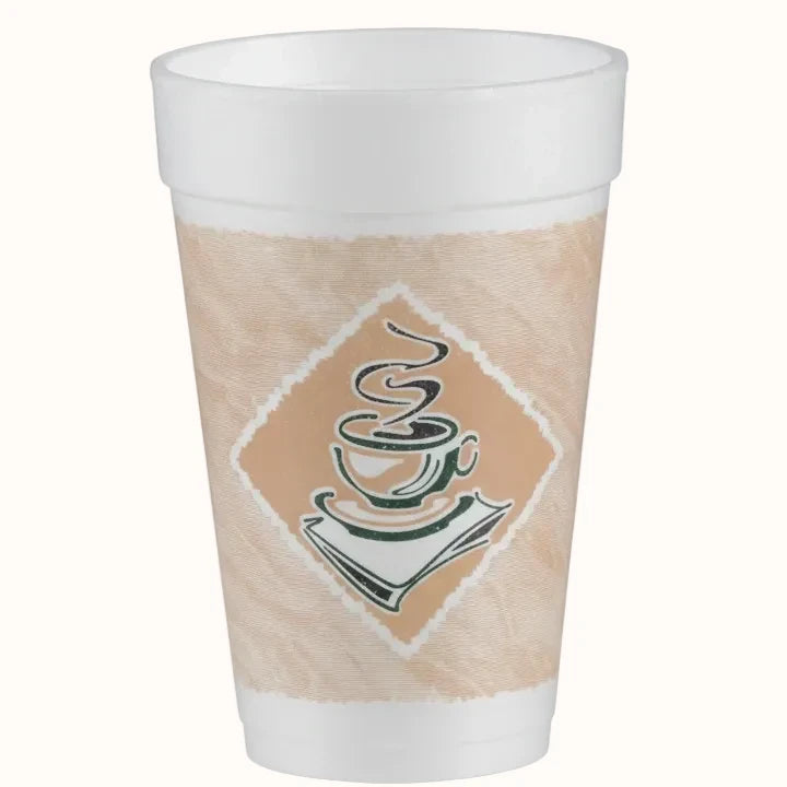 VASO LITOGRAFIADO c/ TAPA CAPUCHINERA DART c/100 pz