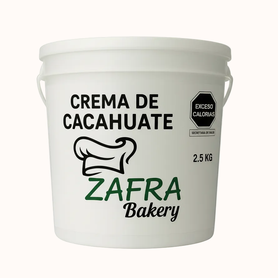 CREMA DE CACAHUATE ZAFRA c/2.5 kg