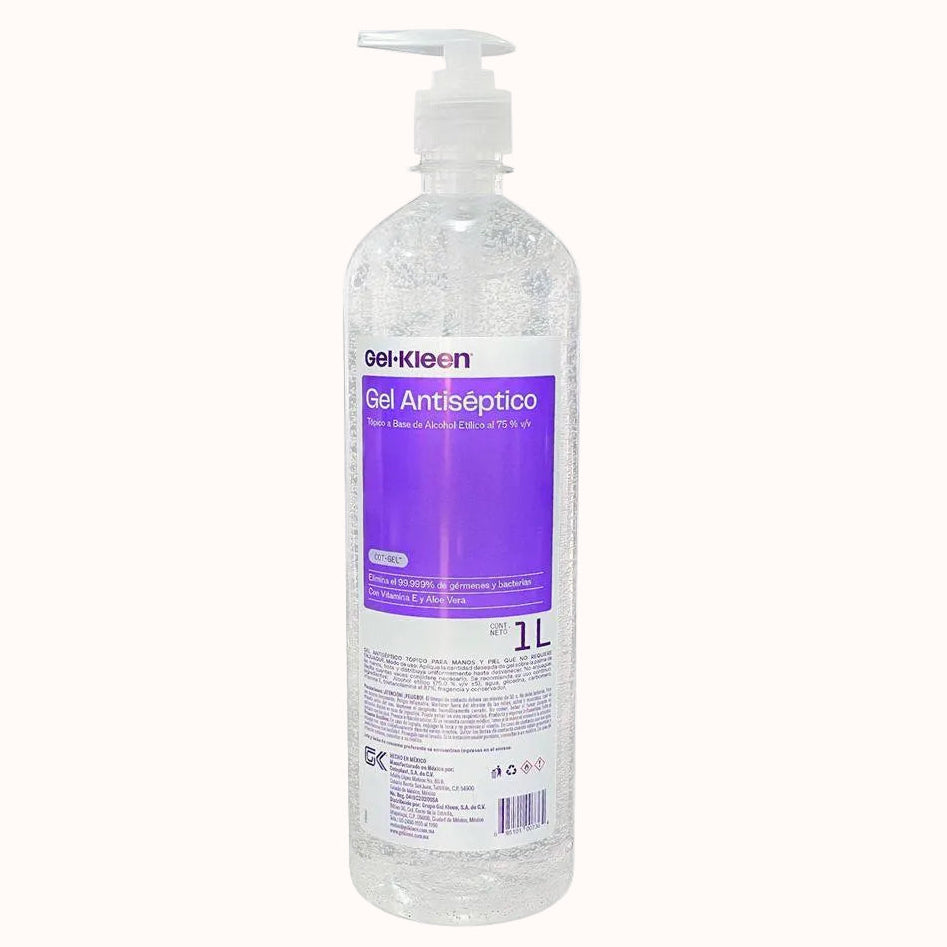 GEL ALCOHOL PARA MANOS c/ APLICADOR GEL - KLEEN c/1 o c/4 L