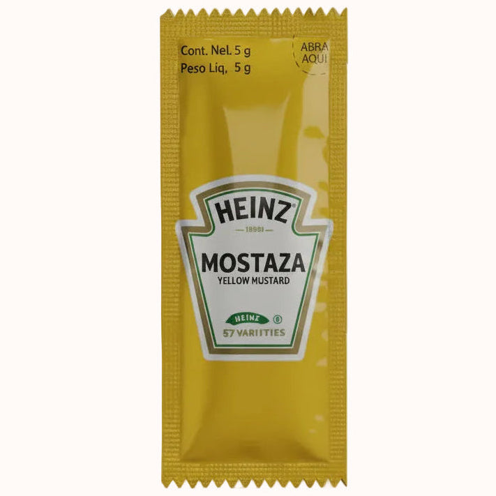 MOSTAZA HEINZ SOBRE c/200 pz