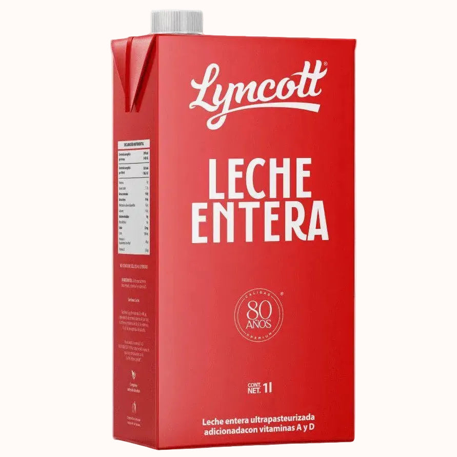 LECHE ENTERA LYNCOTT c/12 pz