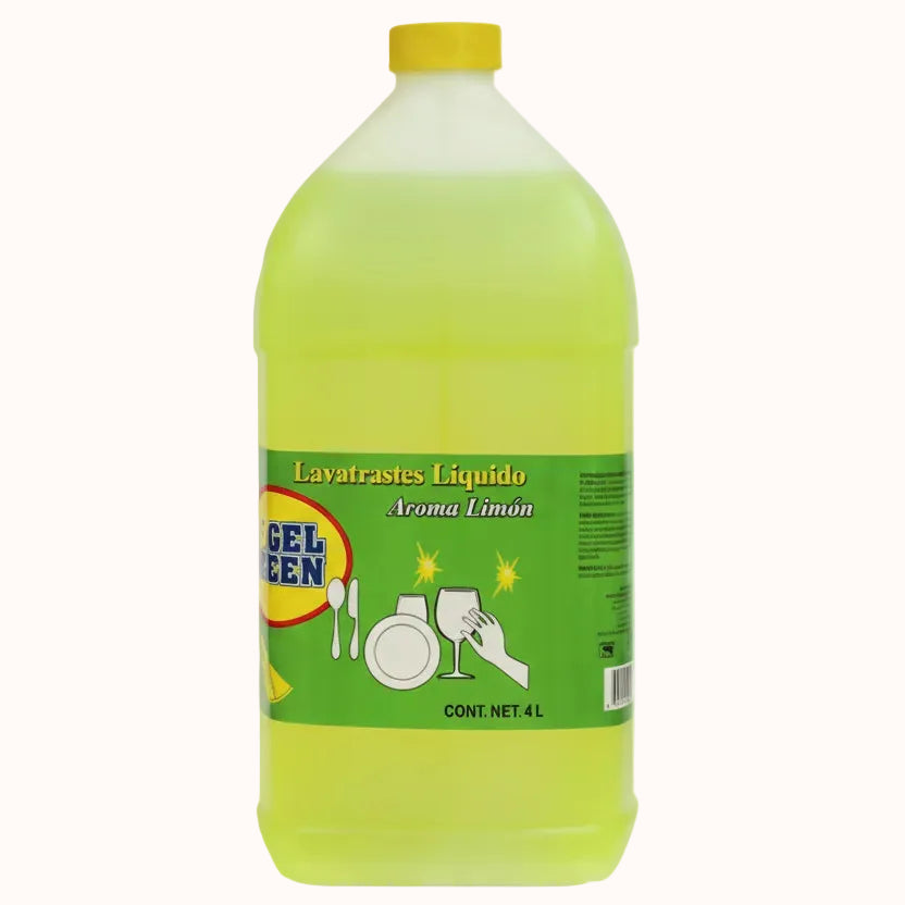 LAVATRASTES LÍQUIDO GEL KLEEN c/4 L