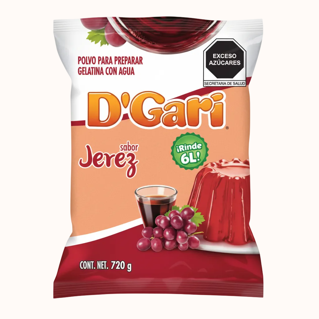GELATINA D´GARI c/720 g