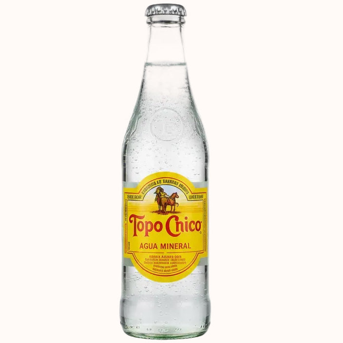 AGUA MINERAL TOPO CHICO c/12 pz de 355 o 600 mL
