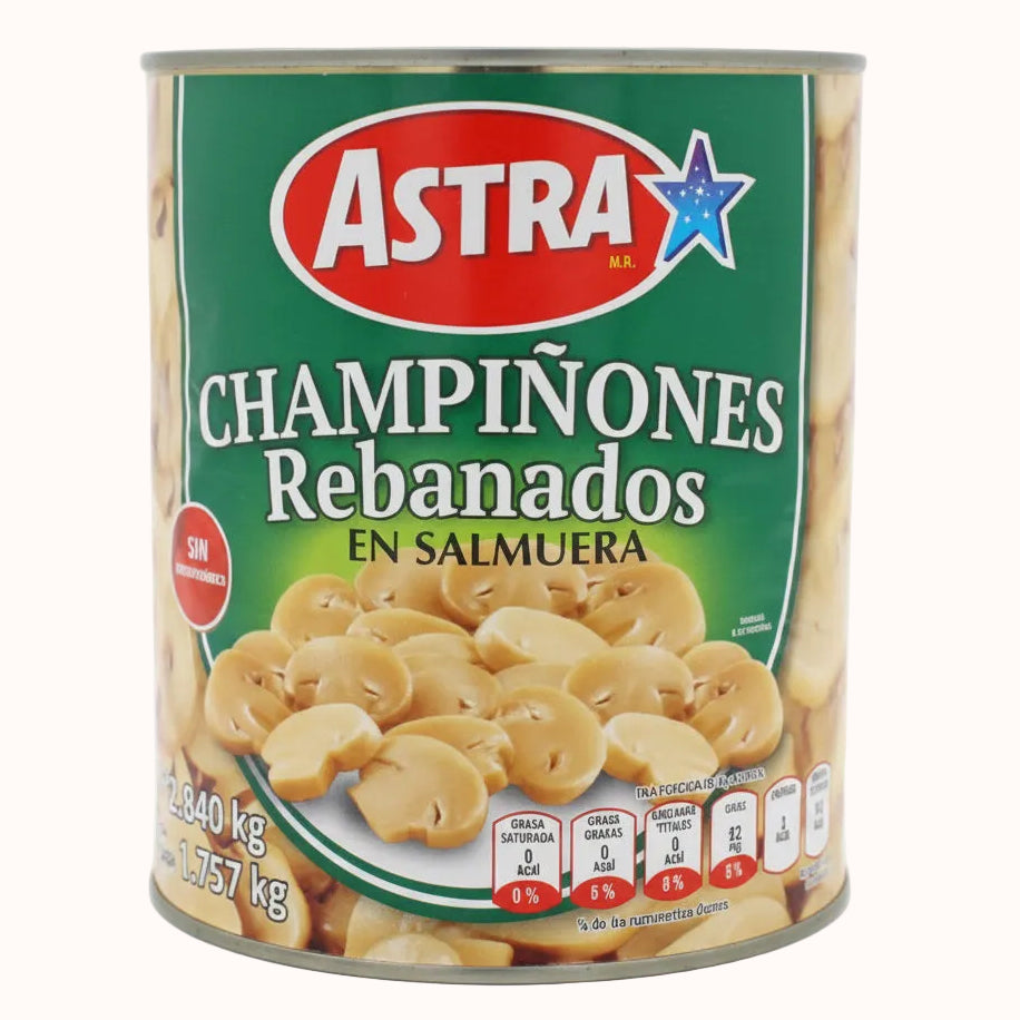 CHAMPIÑONES REBANADOS ASTRA c/2.8 kg