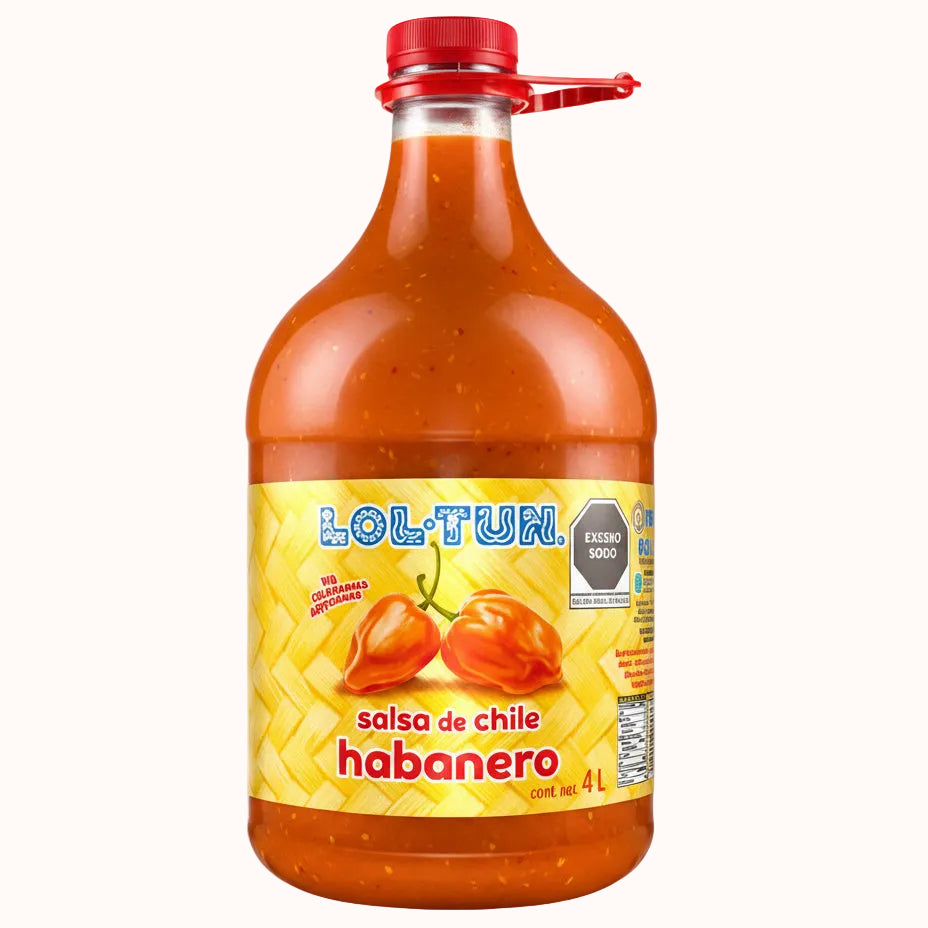 SALSA CHILE HABANERO LOL-TUN c1/ o /4 L