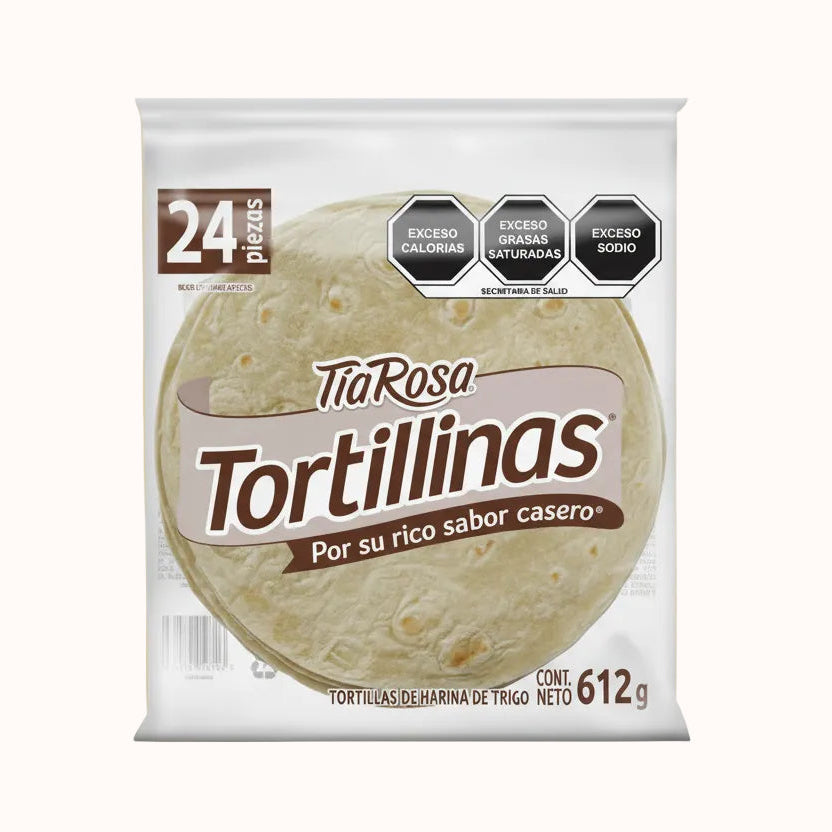 TORTILLINAS DE HARINA TIA ROSA c/24 pz