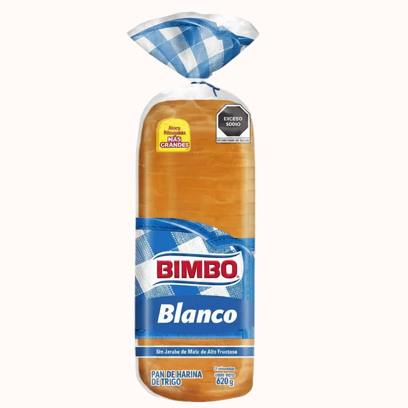 PAN BLANCO BIMBO c/620 gr
