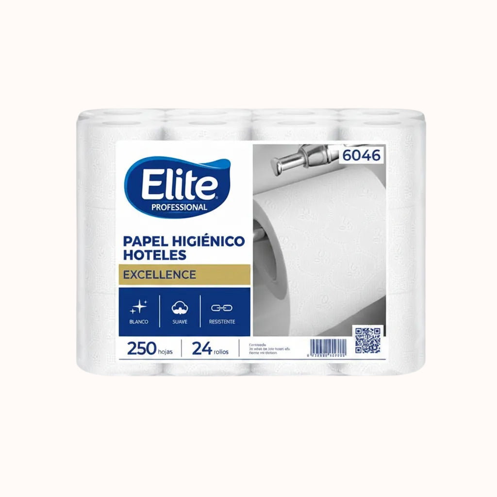 PAPEL HIGIÉNICO TRADICIONAL ELITE c/24 pz