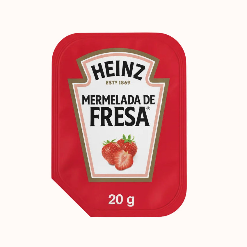 MERMELADA DE FRESA HEINZ c/120 pz