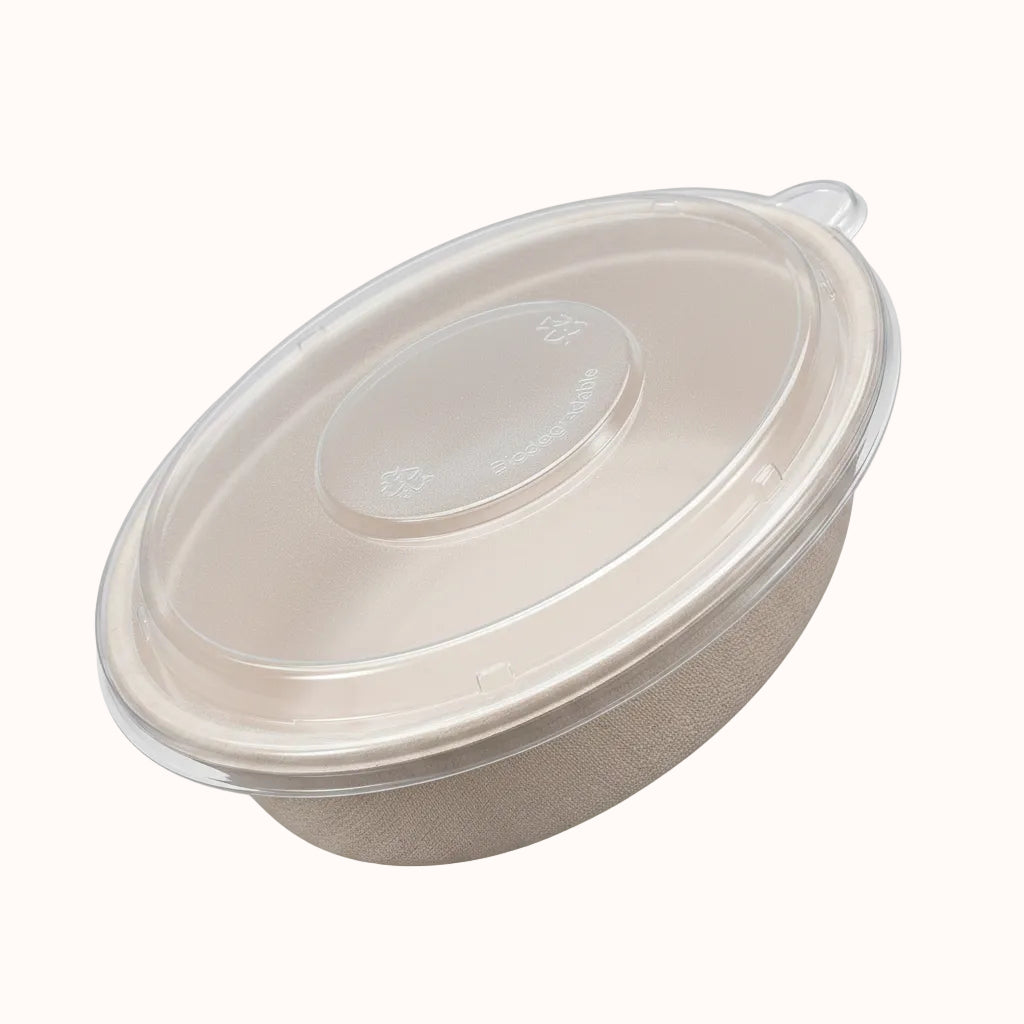 BOWL p/CONSOMÉ c/TAPA DE BAGAZO BIO c/100 pz