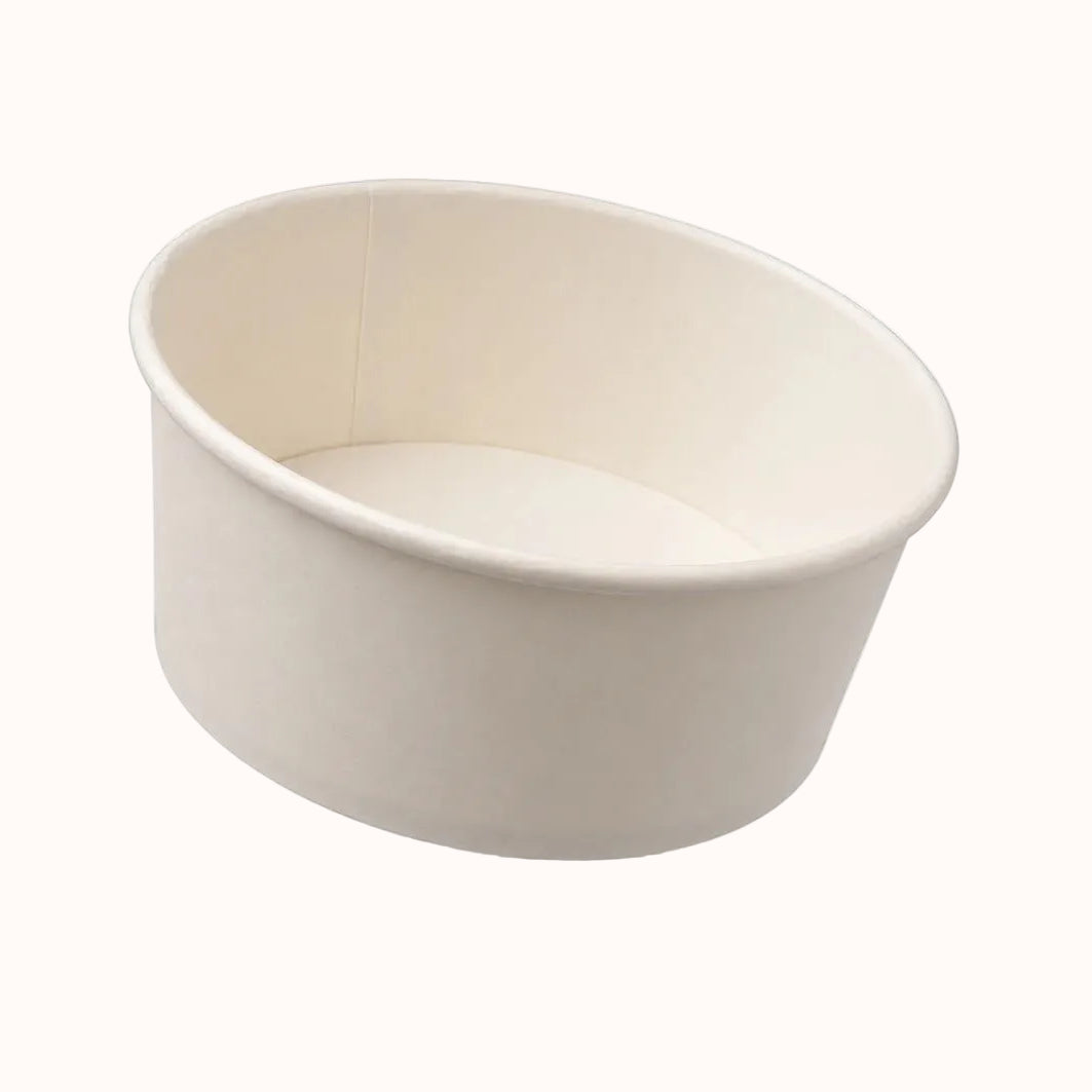 BOWL ENSALADERA DE PAPEL GRADO ALIMENTICIO c/60 pz