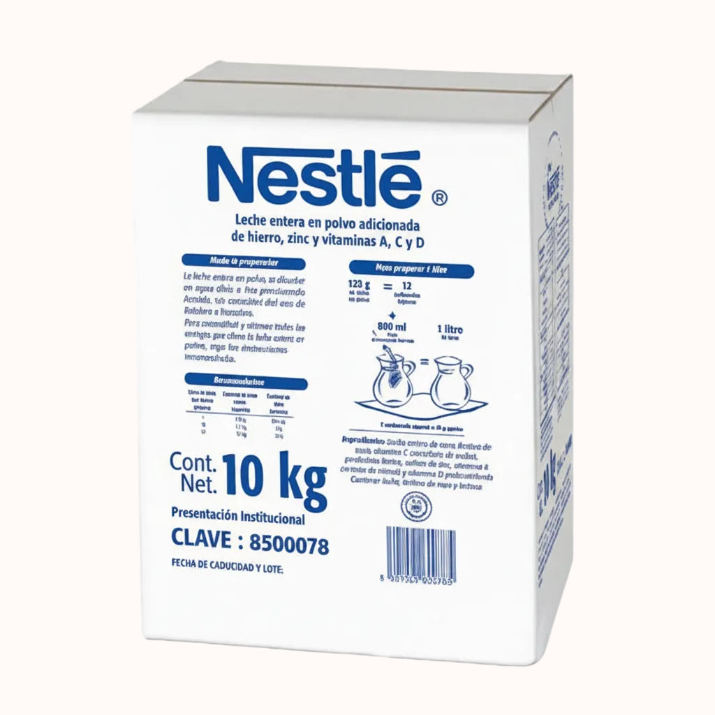 LECHE ENTERA EN POLVO NESTLÉ c/10 kg