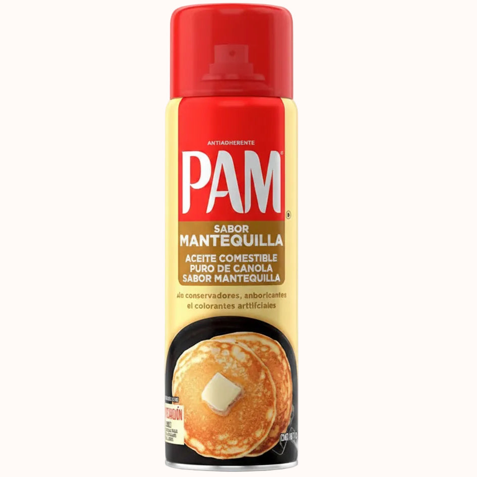 ACEITE EN SPRAY SABOR MANTQUILLA PAM c/141 g