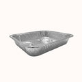 CHAROLA RECTANGULAR DE ALUMINIO INIX c/4 pz