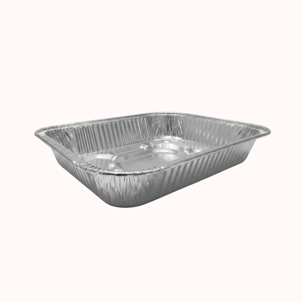 CHAROLA RECTANGULAR DE ALUMINIO INIX c/4 pz
