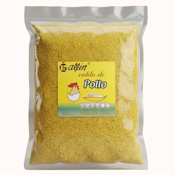 CALDO DE POLLO ALFIN c/1 o c/5 kg