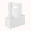 PORTAVASOS PARA CAFÉ DOBLE BLANCO c/25 pz