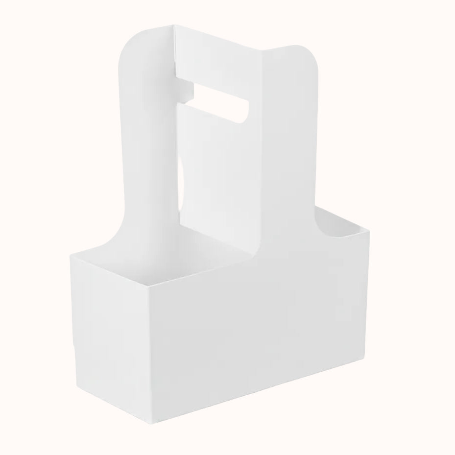 PORTAVASOS PARA CAFÉ DOBLE BLANCO c/25 pz