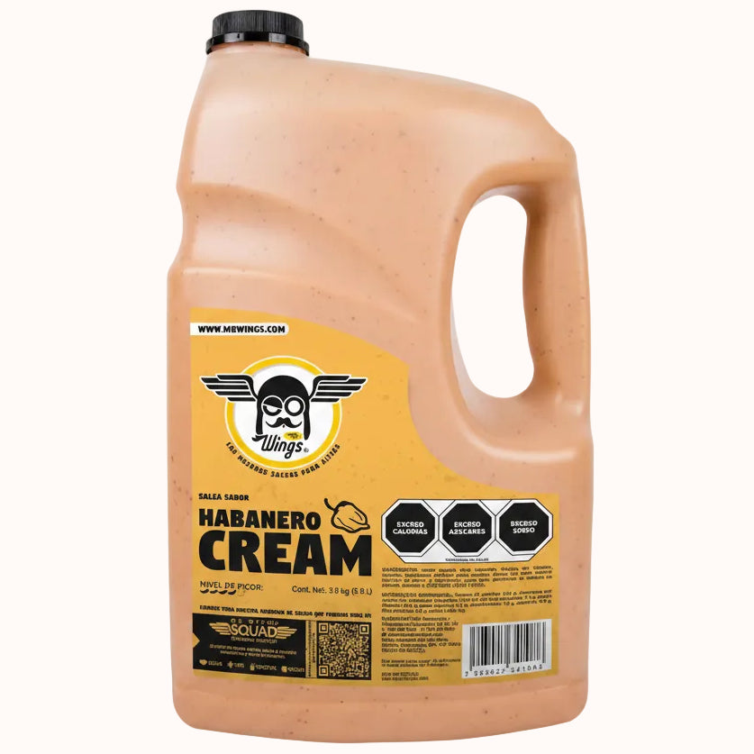 SALSAS HABANERO CREAM Mr. WINGS c/3.8 kg