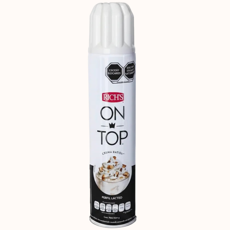 CREMA BATIDA EN AEROSOL RICH´S ON TOP c/500 g