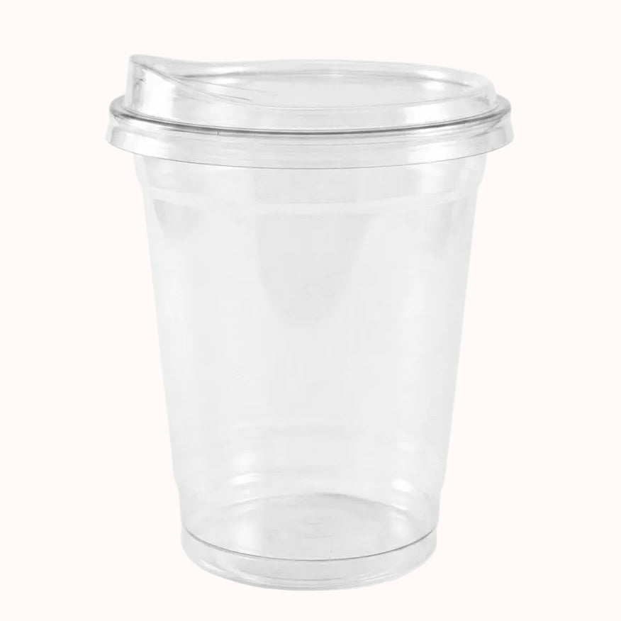 VASO p/FRAPPÉ c/TAPA CONVERPRO PET 16 oz c/50 pz