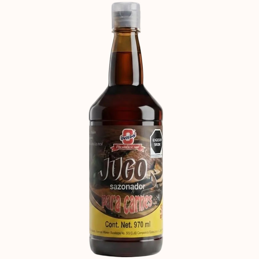 JUGO SAZONADOR PARA CARNES OVIEDO c/970 ml
