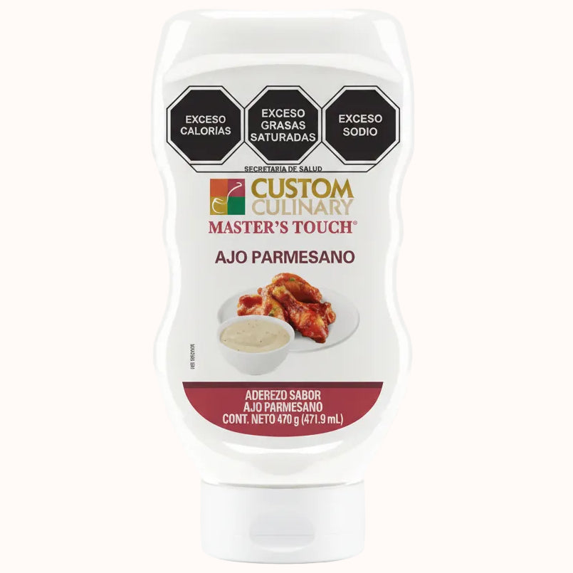 ADEREZO AJO PARMESANO CUSTOM DESPACHADOR c/470 g