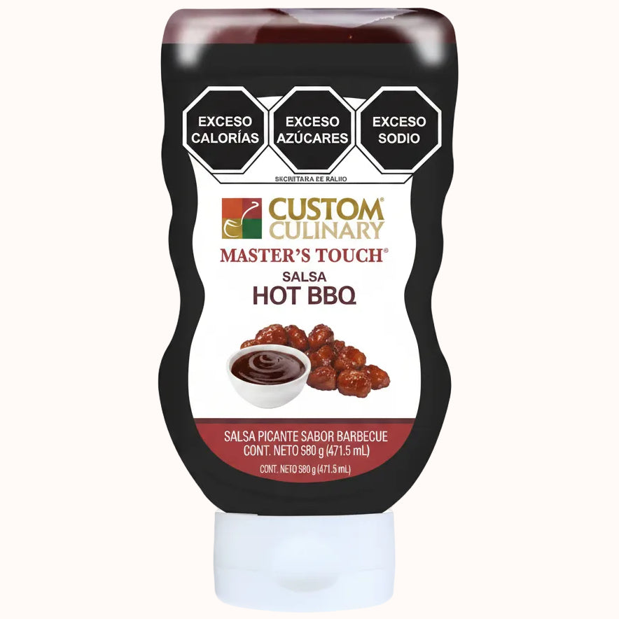 SALSA BBQ HOT CUSTOM DESPACHADOR c/580 g