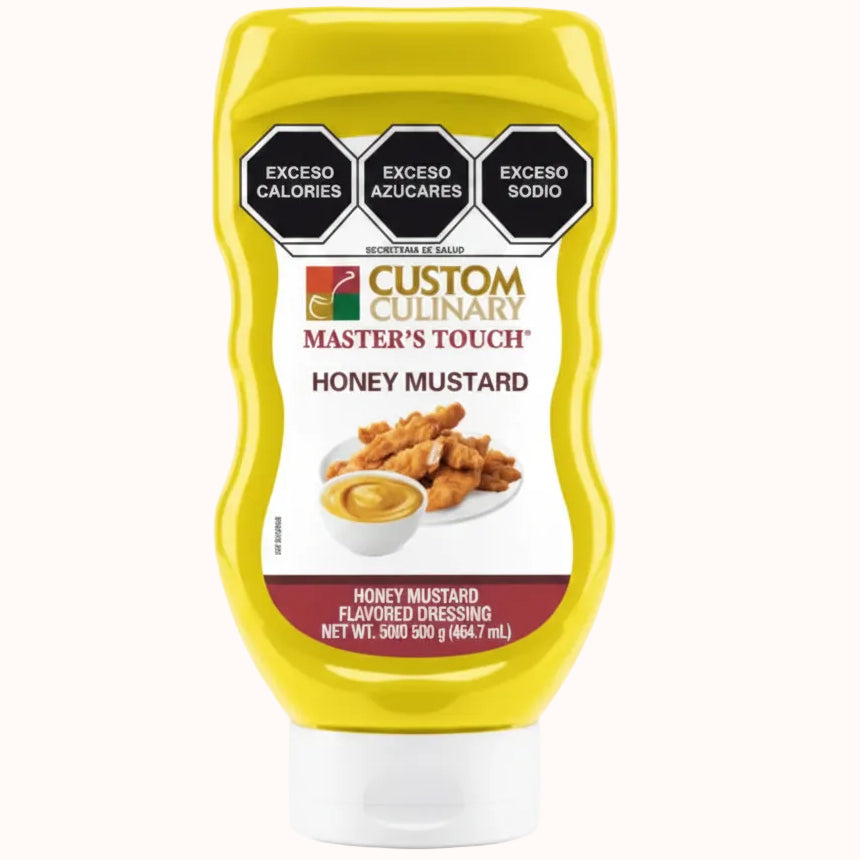 ADEREZO MIEL MOSTAZA CUSTOM DESPACHADOR c/500 g