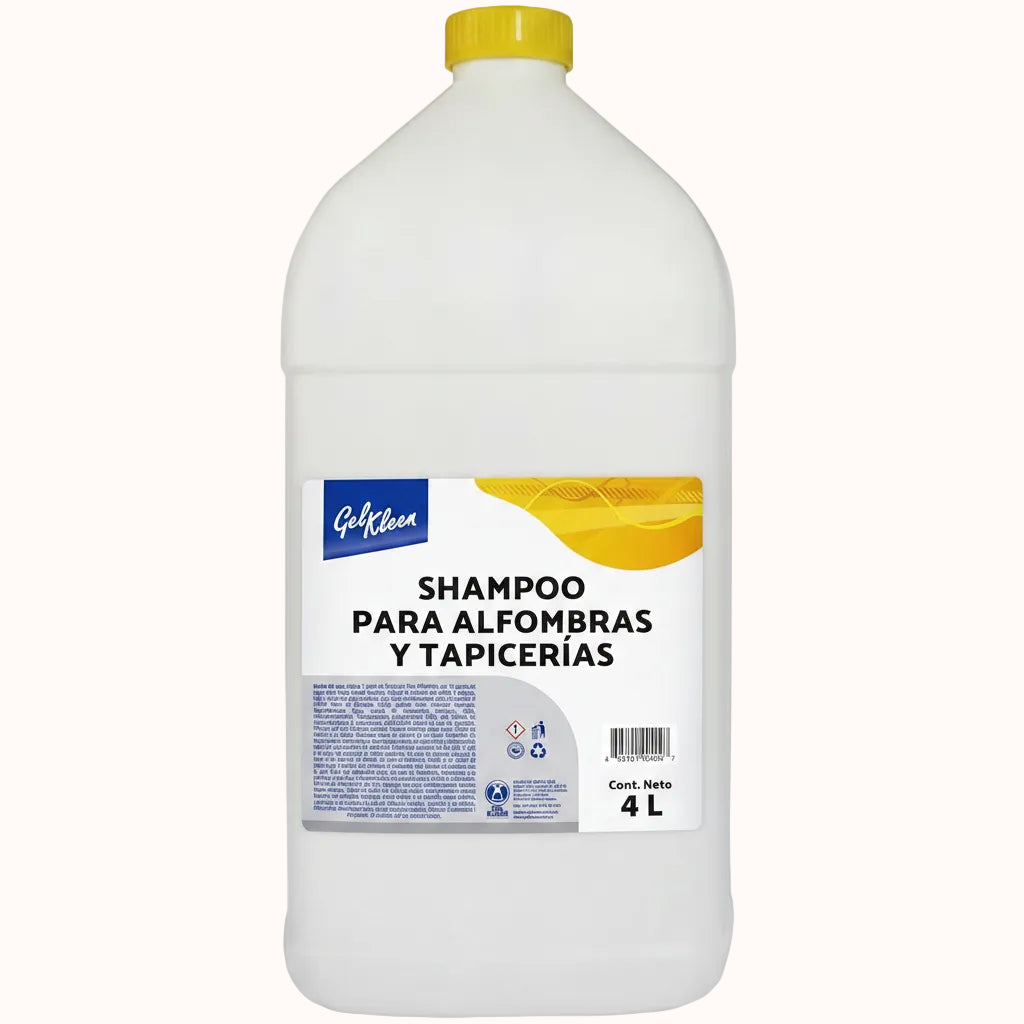 SHAMPOO PARA ALFOMBRAS Y TAPICERÍAS GEL-KLEEN c/4 L