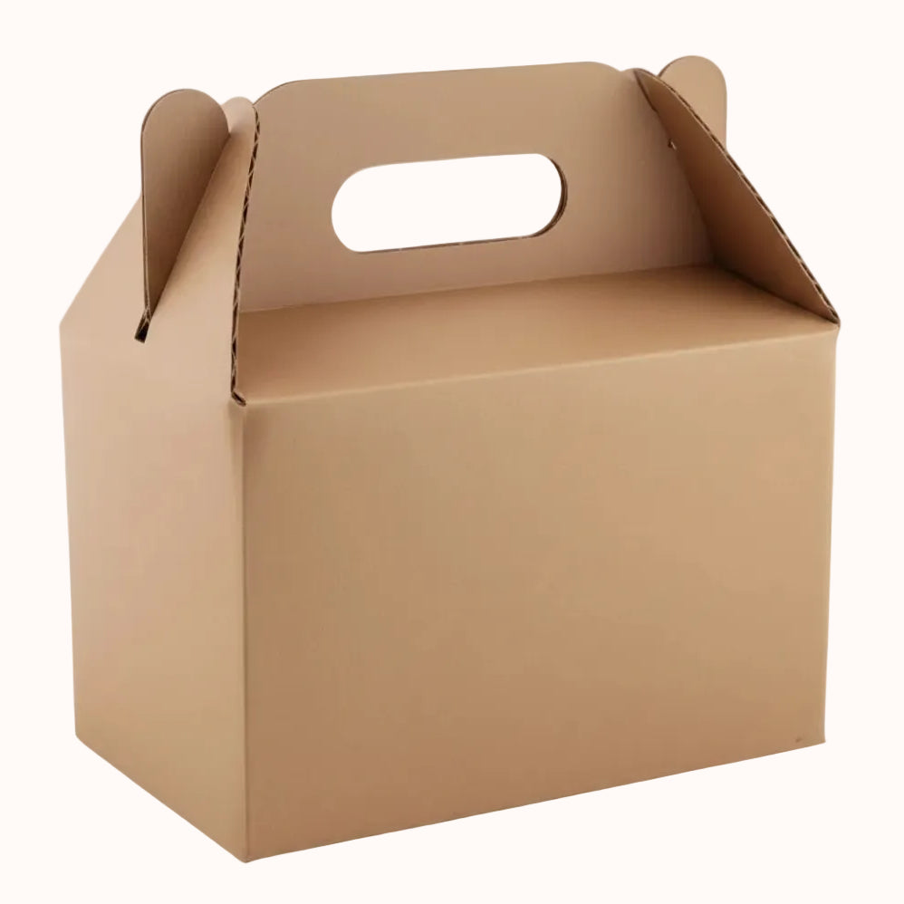 CONTENEDOR BOX LUNCH DE CARTÓN c/50 pz