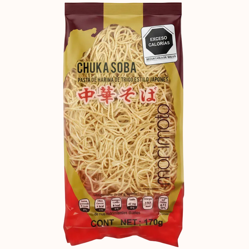 PASTA ESTILO JAPONÉS CHUKA SOBA c/170 g