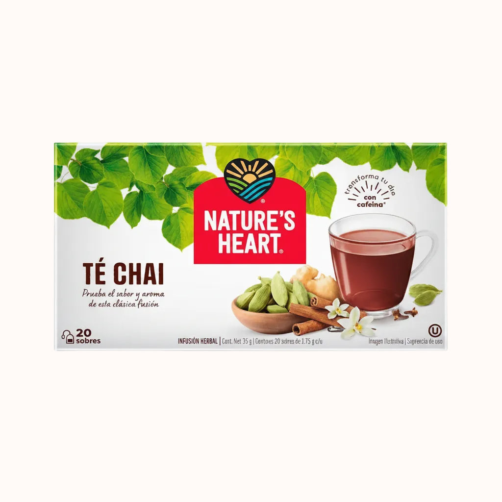 TÉ CHAI NATURE´S HEART c/20 pz