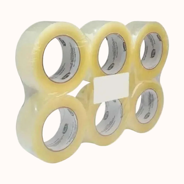 PACK DE CINTA TRANSPARENTE JUMBO c/6 pz