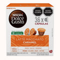 CÁPSULA DE CAFÉ LATTE MACCHIATO CARAMEL NESCAFÉ c/36 pz