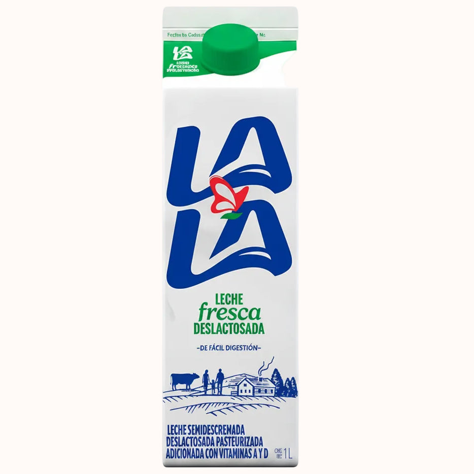 LECHE DESLACTOSADA LALA c/12 pz de 1 L