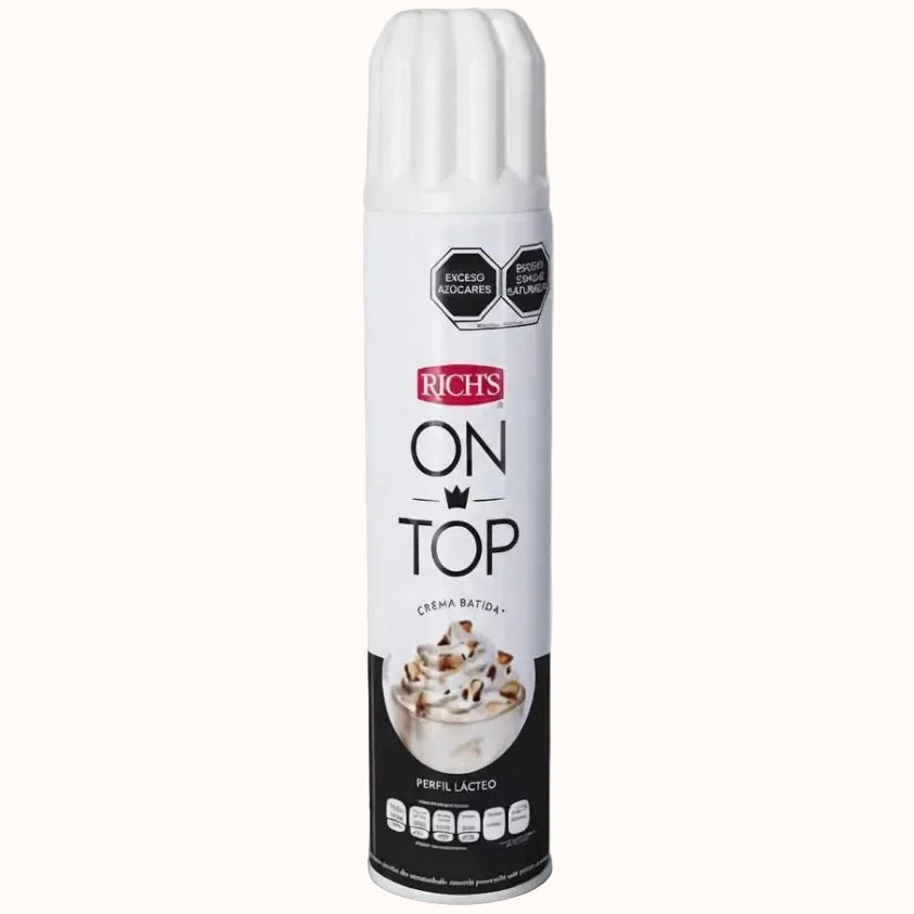 CREMA BATIDA EN AEROSOL RICH´S ON TOP c/500 g