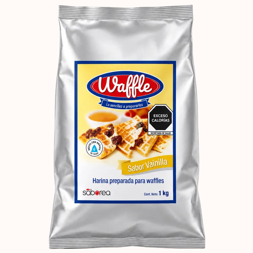 HARINA PARA WAFFLES SABOREA c/1 kg