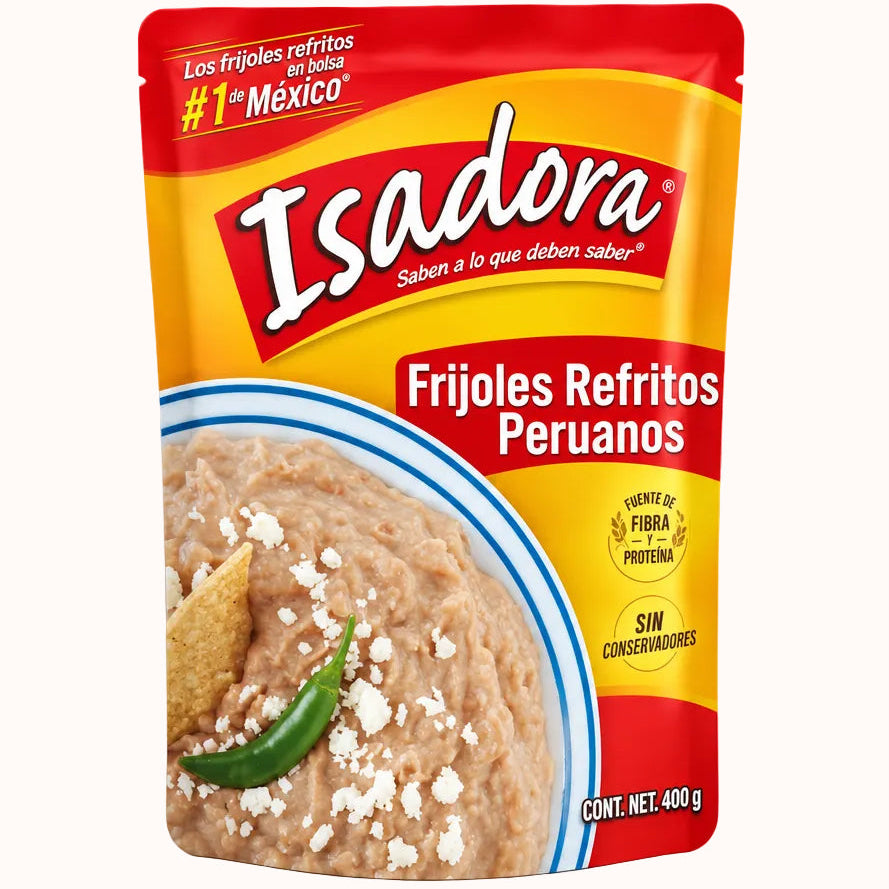 FRIJOLES REFRITOS PERUANOS ISADORA c/25 pz