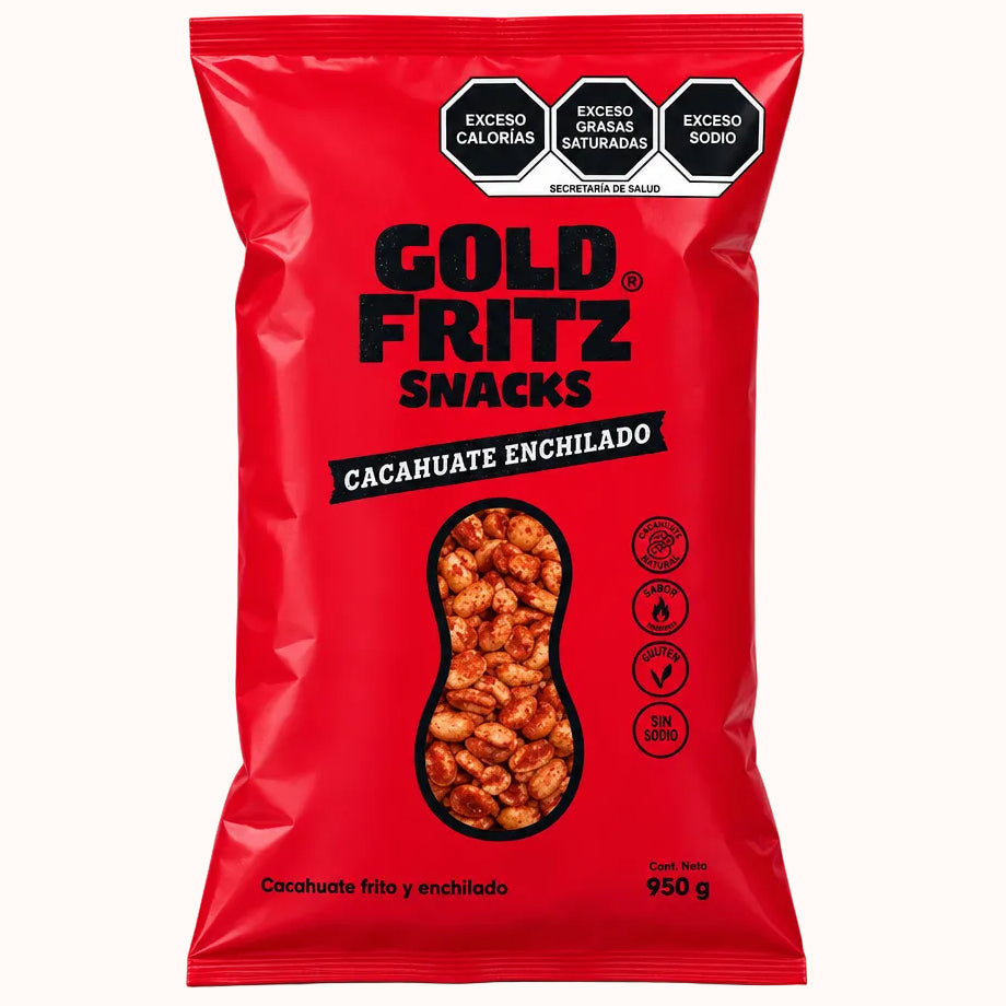 CACAHUATE ENCHILADO GOLD FRITZ c/950 g
