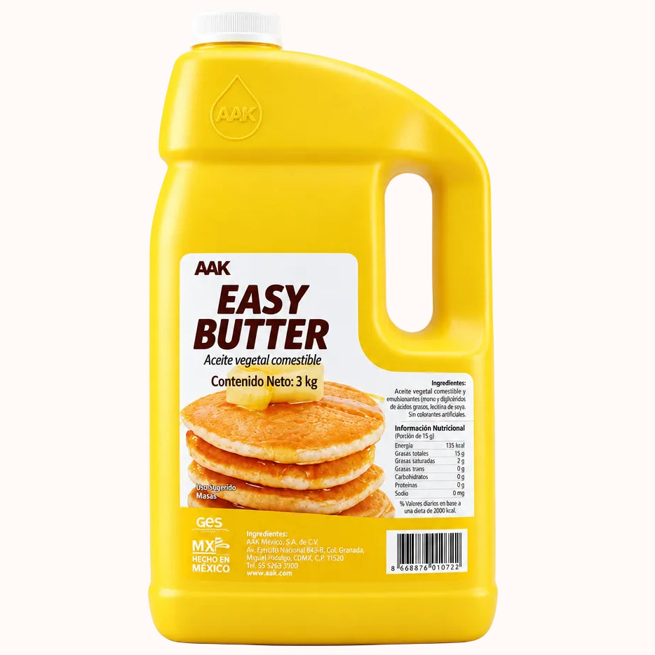 ACEITE SABOR MANTEQUILLA AAK c/3 kg