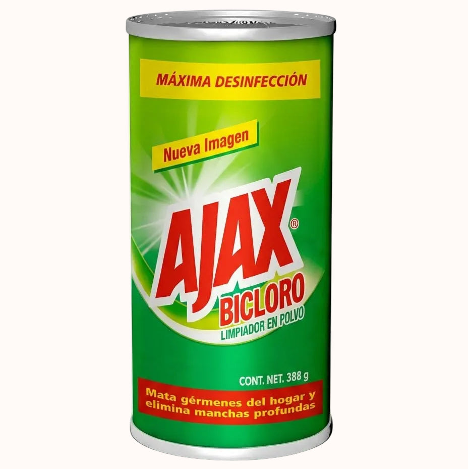 LIMPIADOR EN POLVO AJAX BICLORO c/388 g o c/24 pz de 582 g