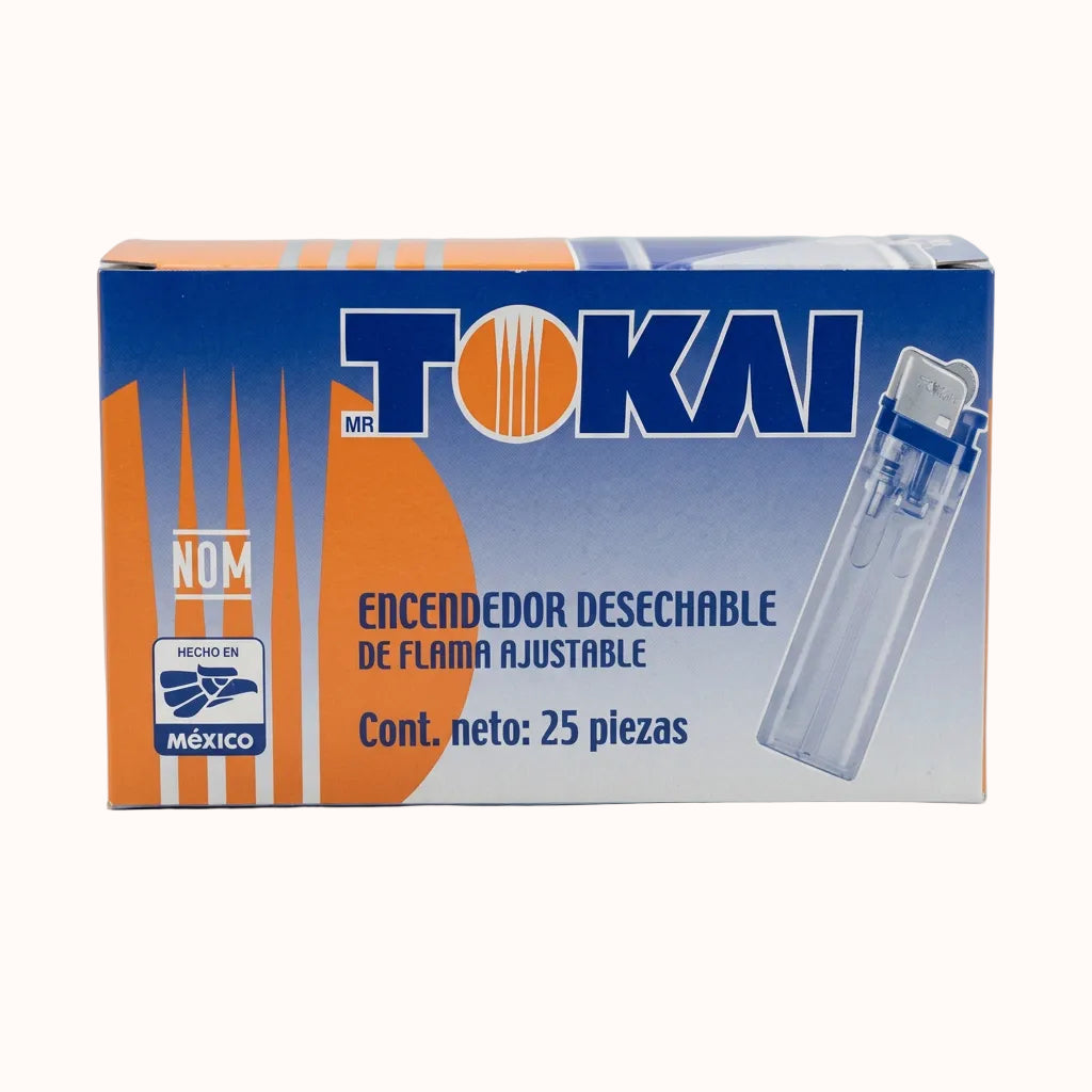 ENCENDEDORES DESECHABLES TOKAI c/25 pz