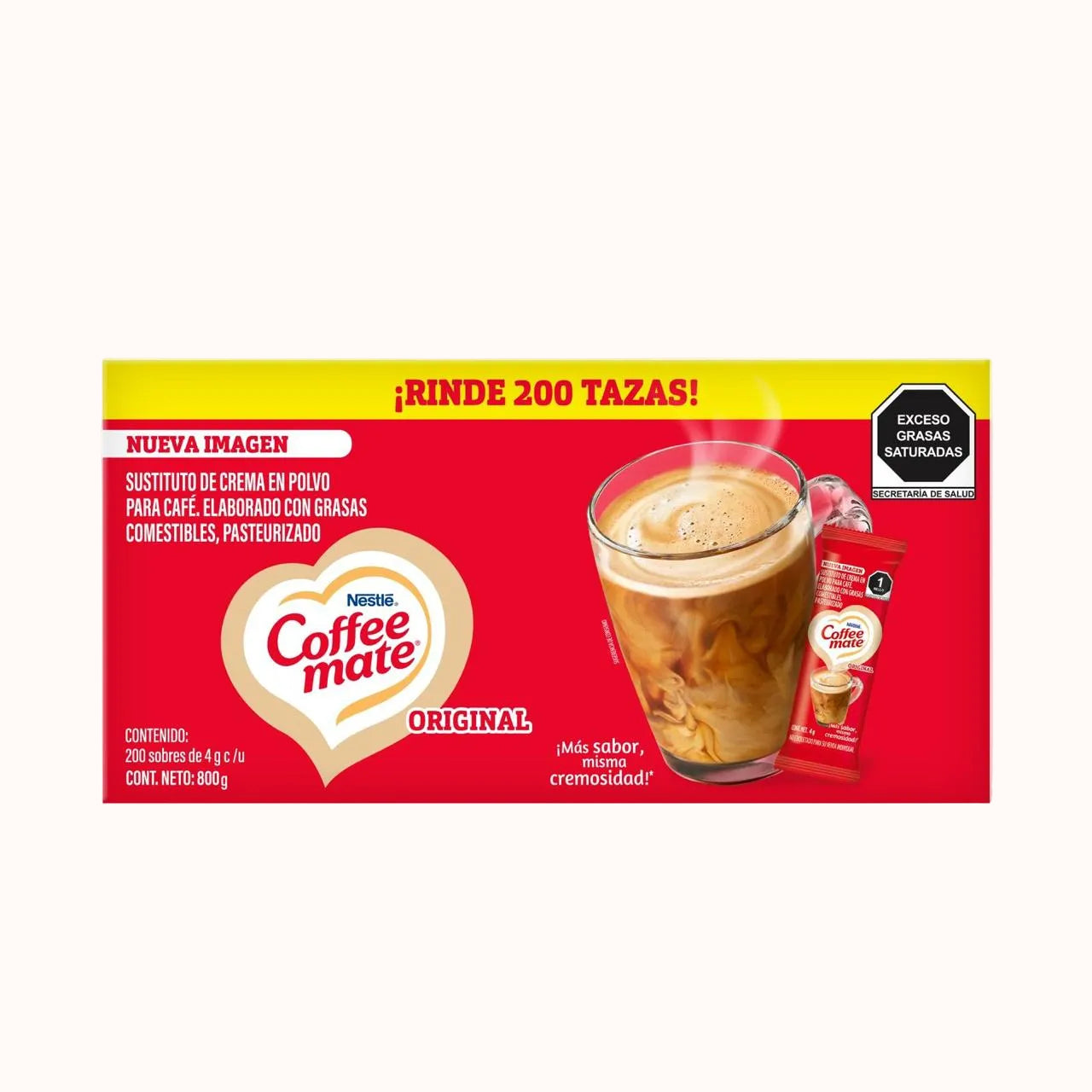 COFFEE MATE NESTLÉ SOBRE c/200 pz