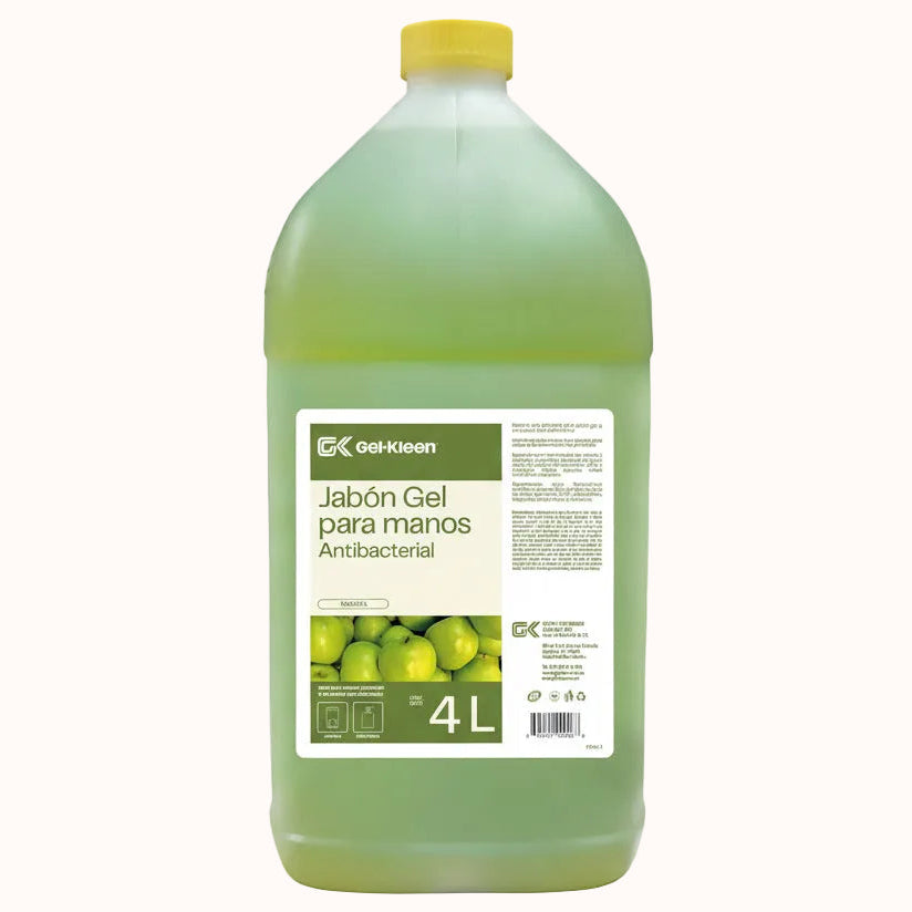 JABÓN GEL ANTIBACTERIAL PARA MANOS GEL-KLEEN c/4 L