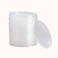 TAPA PLANA VASO TRANSPARENTE REYMA 1/2 - 1 L c/50 o c/500 pz