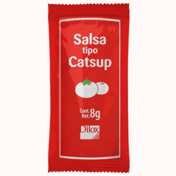 SALSA TIPO CATSUP DILOX SOBRE c/250 o c/1000 pz