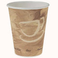 VASO ENCERADO SOLO CUP c/ TAPA CAPUCHINERA c/50 pz