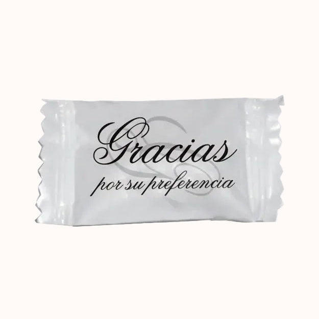 CARAMELOS DE CORTESÍA ¨GRACIAS¨ c/200 pz